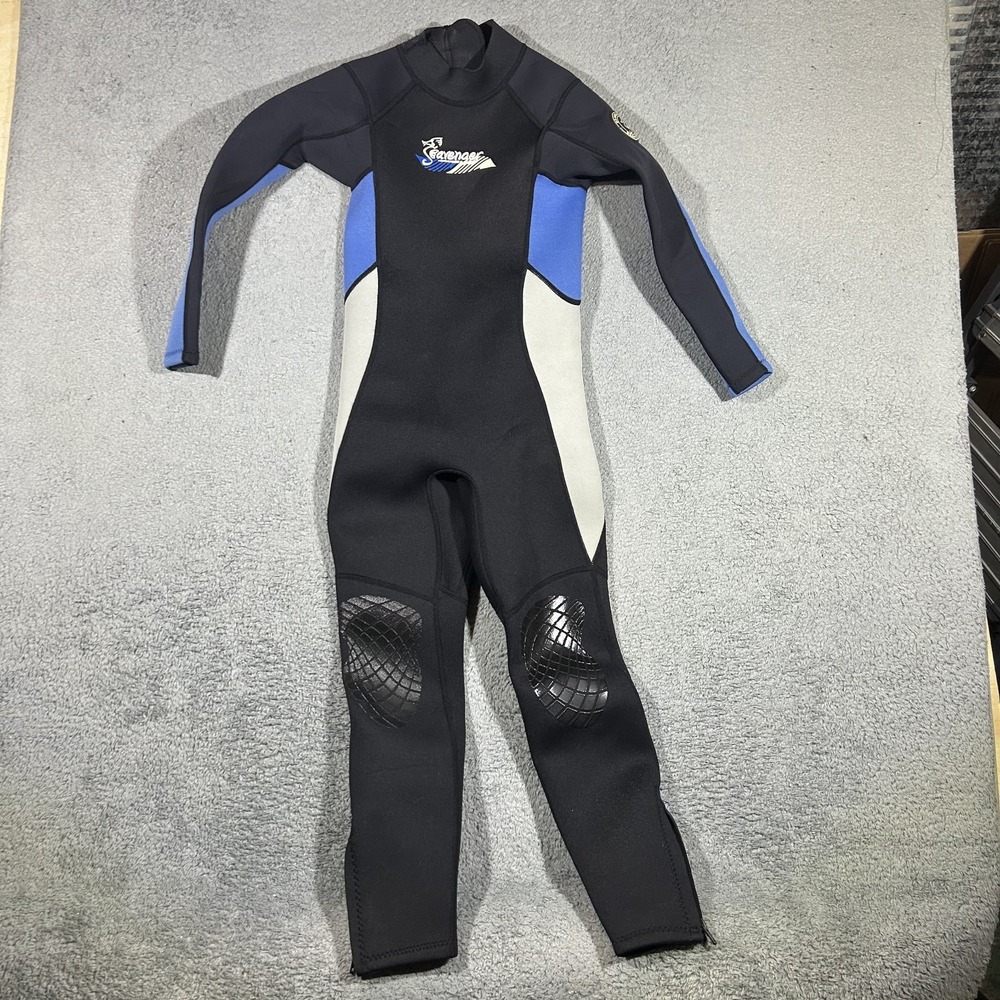 Seavenger Scout Kids' 3mm Neoprene Wetsuit Size 10 w/ Long Sleeve UV Protection